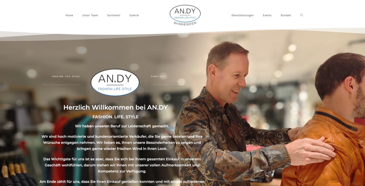 Andy Winnenden Website