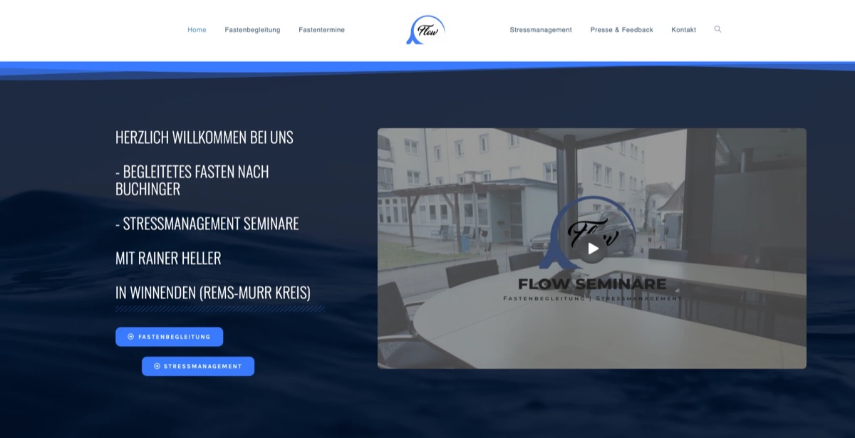 Flow Seminare Website